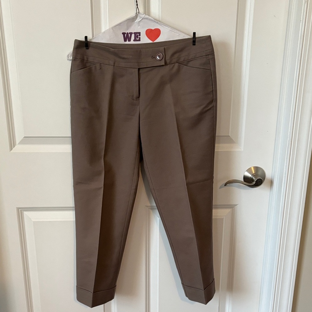 Ann Taylor Signature Tan Trousers